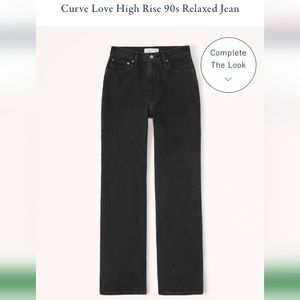 Abercrombie Curve Love High Rise 90s Relaxed Jean